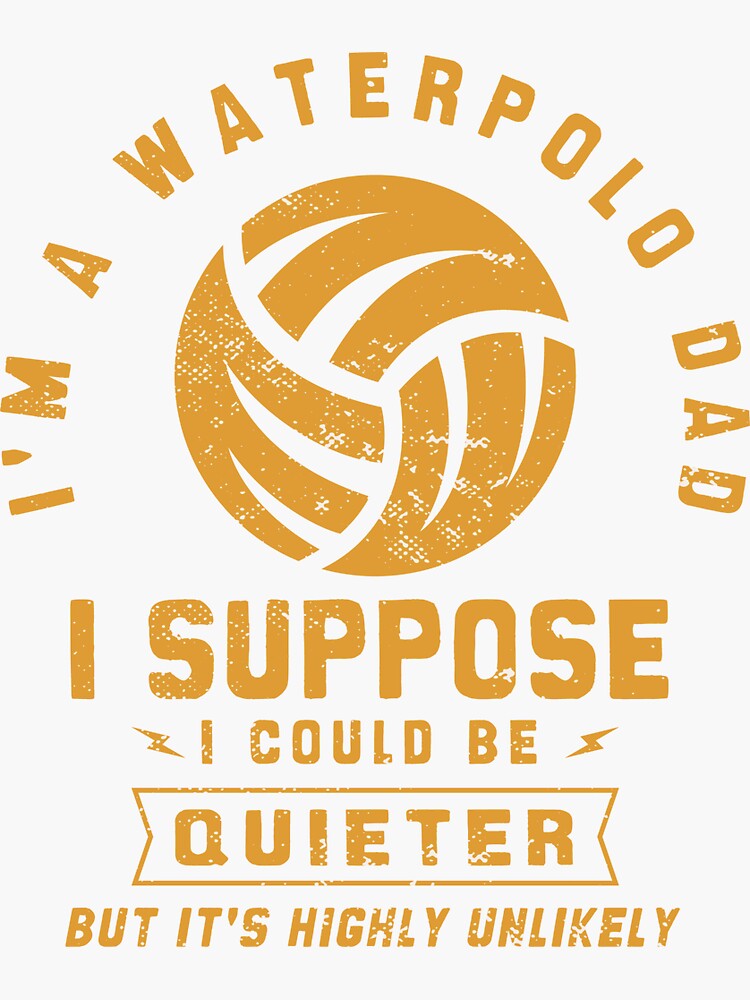 "Waterpolo Water Polo Quotes Gift idea" Sticker for Sale by THaDesign