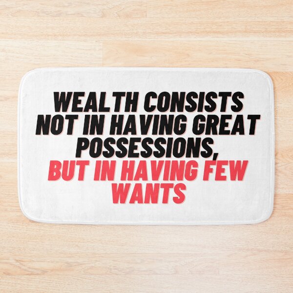 Item preview, Stoicism | Epictetus | Wealth Consists Not In Having Great Possessions, But Having Few Wants designed and sold by cattiktoks1718.