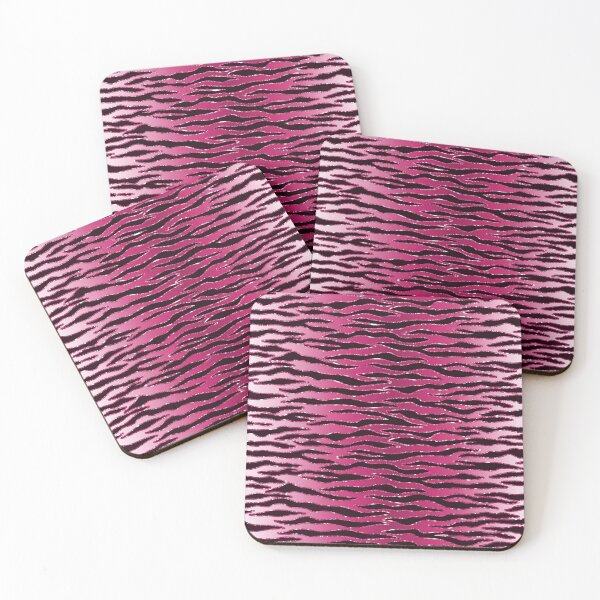 Item preview, Pink Glitter Sparkly Tiger Pattern designed and sold by WOW TeesAndThings.