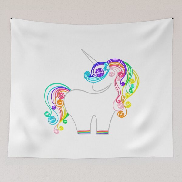 Item preview, Dainty Unicorn designed and sold by Elle  Hazlett.