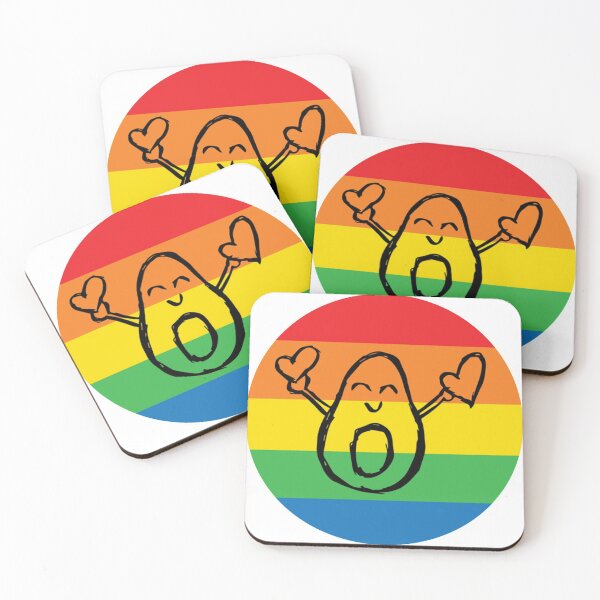Item preview, rainbow avocado designed and sold by zanbo.
