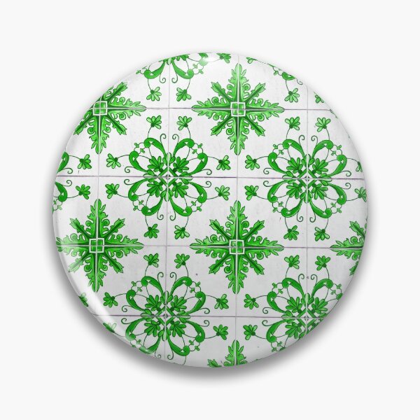 Item preview, Beautiful green painted tiles in Lisbon, Portugal.  designed and sold by Rrrainbow.