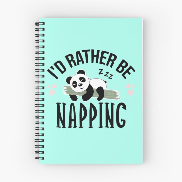Item preview, I Would Rather Be Napping - Funny panda designed and sold by DeliriousSteve.