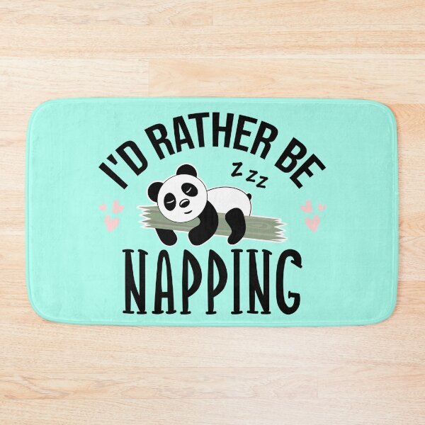 Item preview, I Would Rather Be Napping - Funny panda designed and sold by DeliriousSteve.