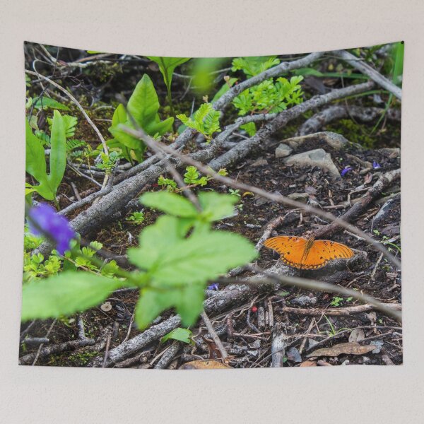 Item preview, Orange Butterfly on Ground designed and sold by Charles August.
