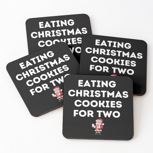 Item preview, Eating Christmas cookies for two designed and sold by Cafecreative.