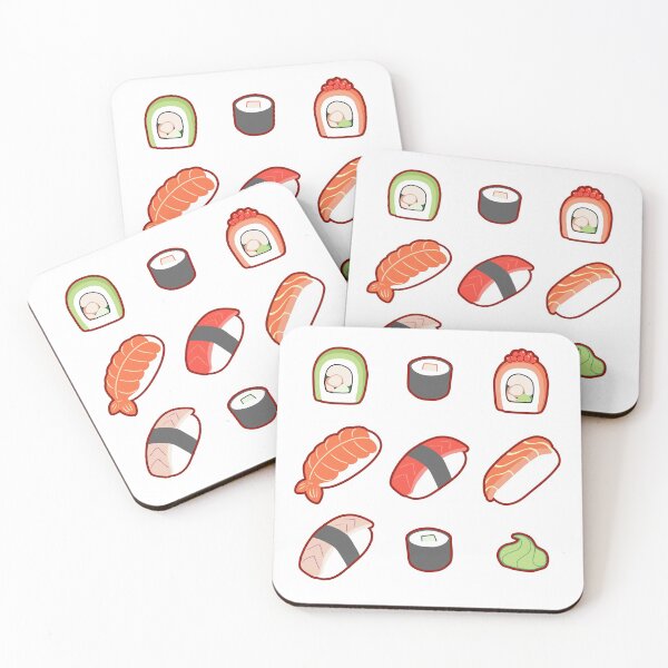 Item preview, Sushi Rolls - Dark Border designed and sold by vpessagno.