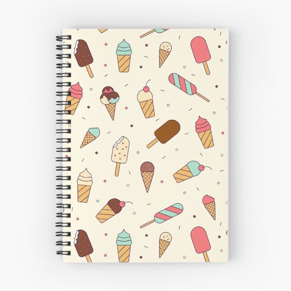 Item preview, ice cream pattern designed and sold by swagnstickers.