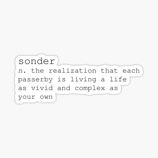 Item preview, Sonder designed and sold by darkdaydreams.