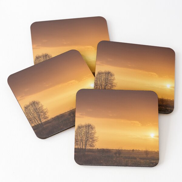 Item preview, Sunset at meadow designed and sold by Lukasz Szczepanski.