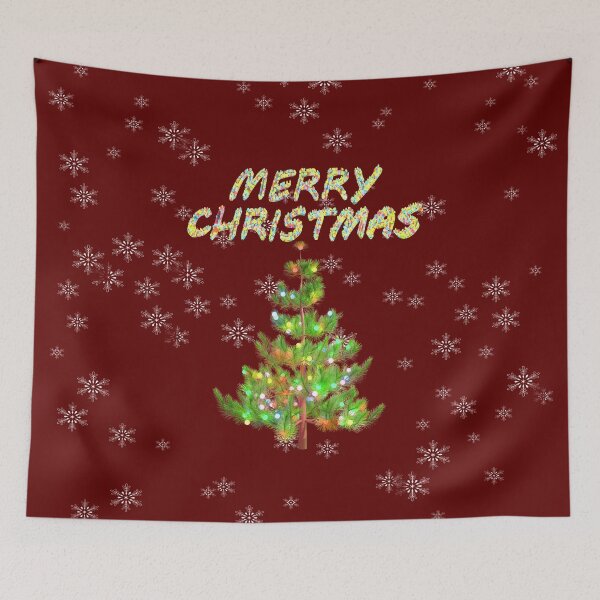 Item preview, Christmas Tree with Lights and snow designed and sold by bradm50.