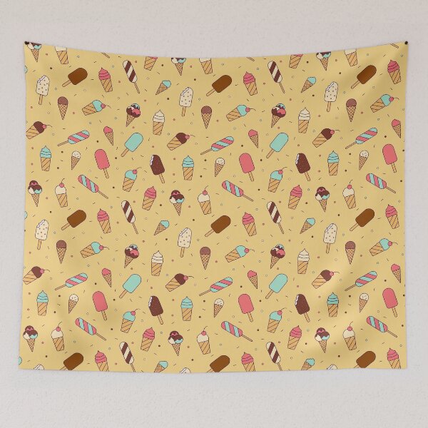 Item preview, ice cream pattern designed and sold by swagnstickers.