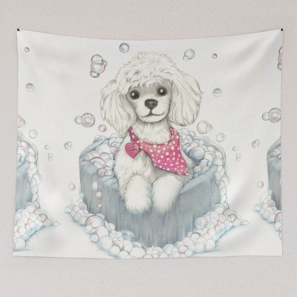 Item preview, Poodle cute pet dog dos pets puppy sweet art  designed and sold by Coolstuff4you71.