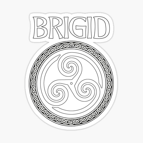 Imbolc Brigids Cross Sticker Brighid Witch Wiccan Pagan Witchcraft Celtic Druid Druidry Wicca