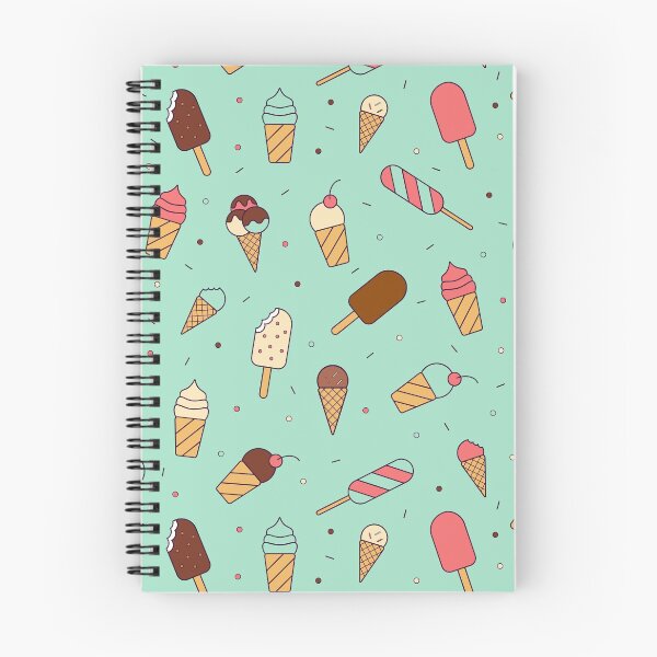 Item preview, ice cream pattern designed and sold by swagnstickers.