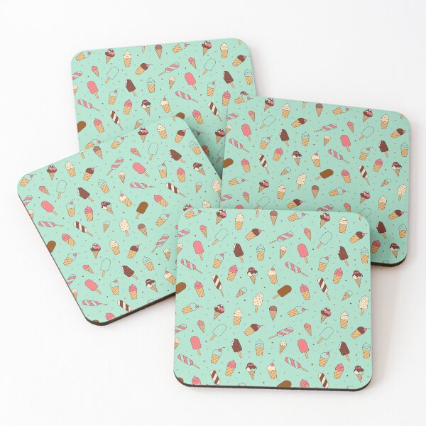 Item preview, ice cream pattern designed and sold by swagnstickers.