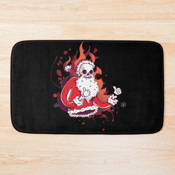 Item preview, Anti-Christmas Burning Santa designed and sold by artado.