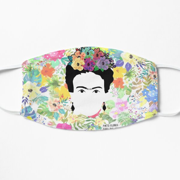 Fleurs de Frida Khalo Pinto Masque sans plis