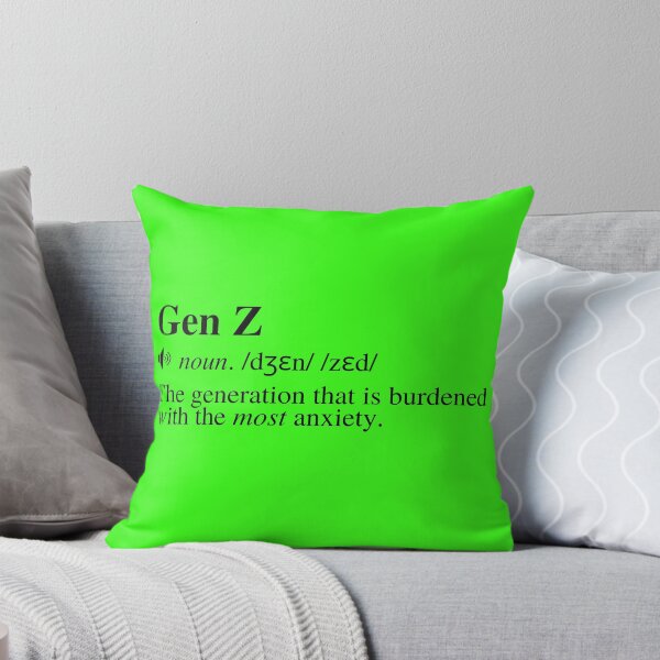 Item preview, Gen Z Definition - The Burden of Anxiety (White Background) designed and sold by mind-illusions.