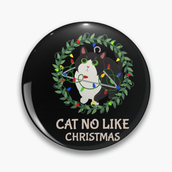 Item preview, Cat No Like Christmas designed and sold by LaceRenee.