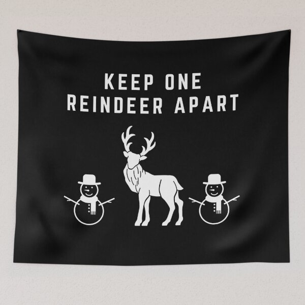 Item preview, Keep keep one reindeer apart designed and sold by Cafecreative.