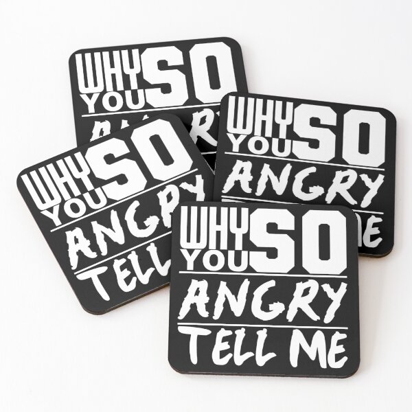 Item preview, WHY YOU SO ANGRY TELL ME designed and sold by Deeveeaar-YT.