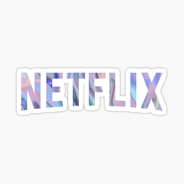 Purple Netflix Sticker