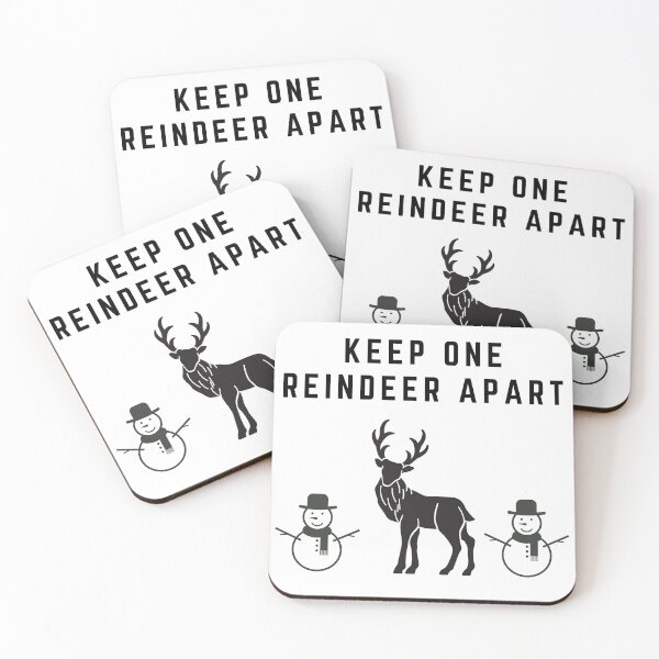 Item preview, Keep keep one reindeer apart designed and sold by Cafecreative.
