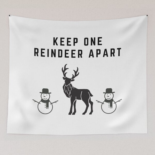Item preview, Keep keep one reindeer apart designed and sold by Cafecreative.
