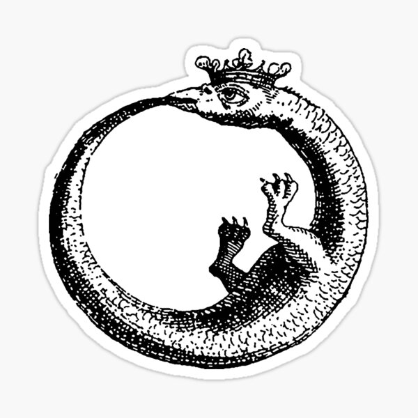 Item preview, Alchemical Ouroboros  designed and sold by OurWorldTree.