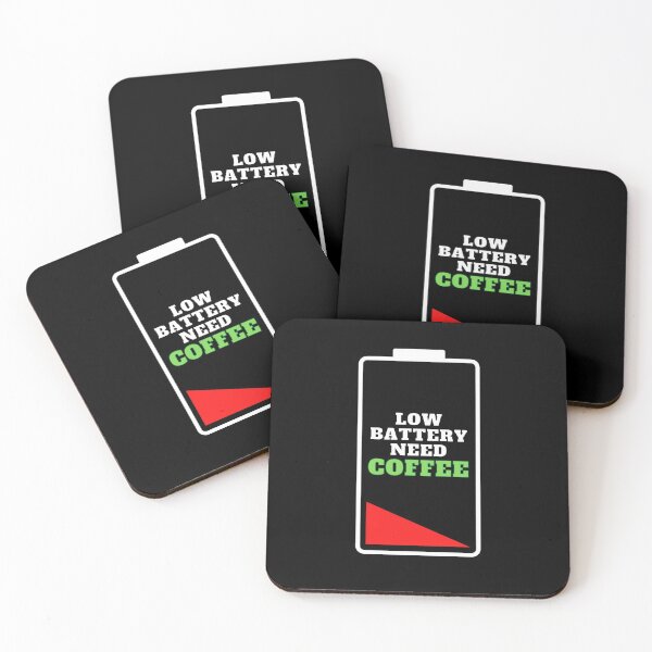 Item preview, Low battery need Coffee Classic T-Shirt  designed and sold by ClearThoughts.