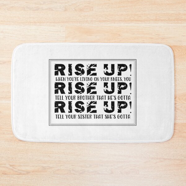 Item preview, Rise Up! (black print for light backgrounds) designed and sold by Lupe-and-Pono.