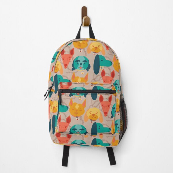 Item preview, Dogs - Cute Retro Colors Slightly Wrong Cartoon Animal Pattern designed and sold by TheRainbowRoom.