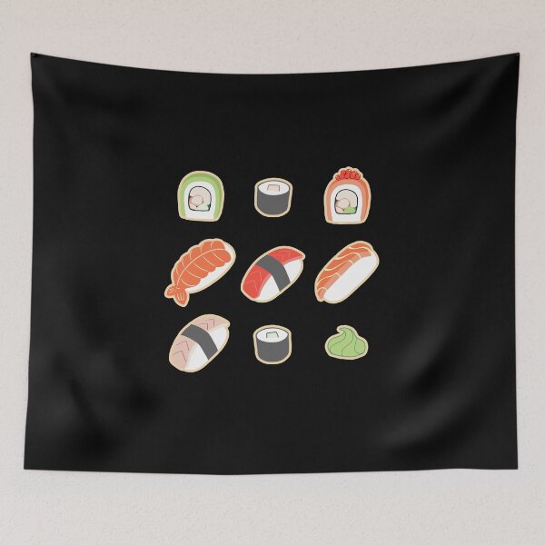 Item preview, Sushi Rolls - Light Border designed and sold by vpessagno.