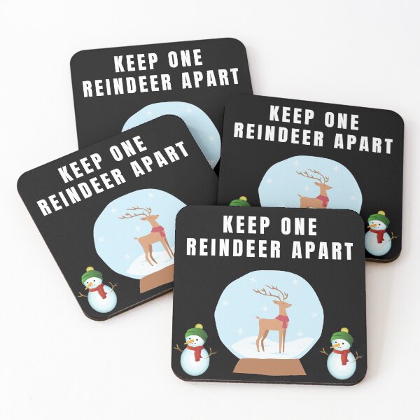Item preview, Keep keep one reindeer apart designed and sold by Cafecreative.