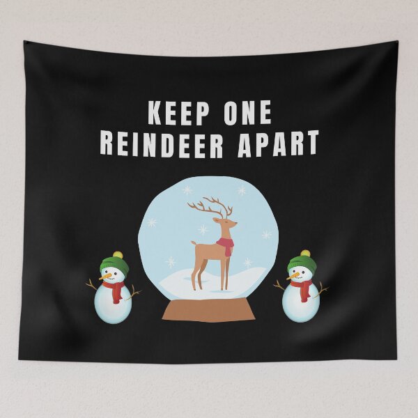 Item preview, Keep keep one reindeer apart designed and sold by Cafecreative.