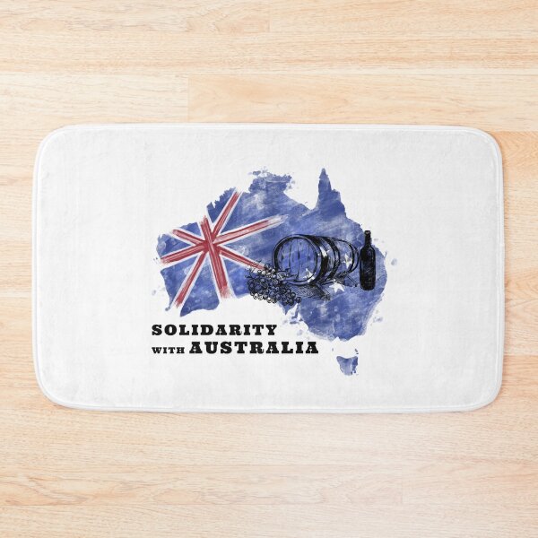 Item preview, SOLIDARITY WITH AUSTRALIA WINE AND SUPPORT OF FREEDOM AND HUMAN RIGHTS designed and sold by thebaronart.