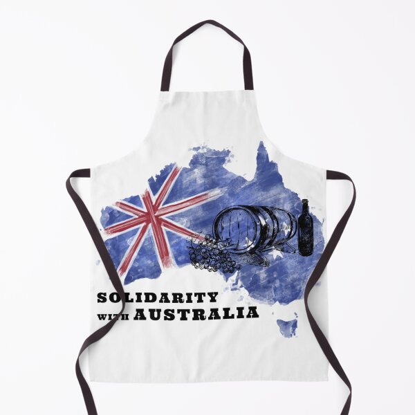 Item preview, SOLIDARITY WITH AUSTRALIA WINE AND SUPPORT OF FREEDOM AND HUMAN RIGHTS designed and sold by thebaronart.