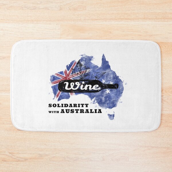 Item preview, SOLIDARITY WITH AUSTRALIA WINE AND SUPPORT OF FREEDOM AND HUMAN RIGHTS designed and sold by thebaronart.