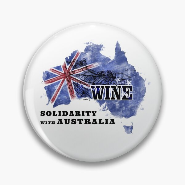 Item preview, SOLIDARITY WITH AUSTRALIA WINE AND SUPPORT OF FREEDOM AND HUMAN RIGHTS designed and sold by thebaronart.