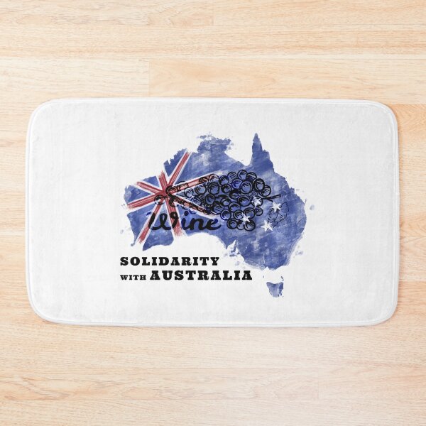 Item preview, SOLIDARITY WITH AUSTRALIA WINE AND SUPPORT OF FREEDOM AND HUMAN RIGHTS designed and sold by thebaronart.