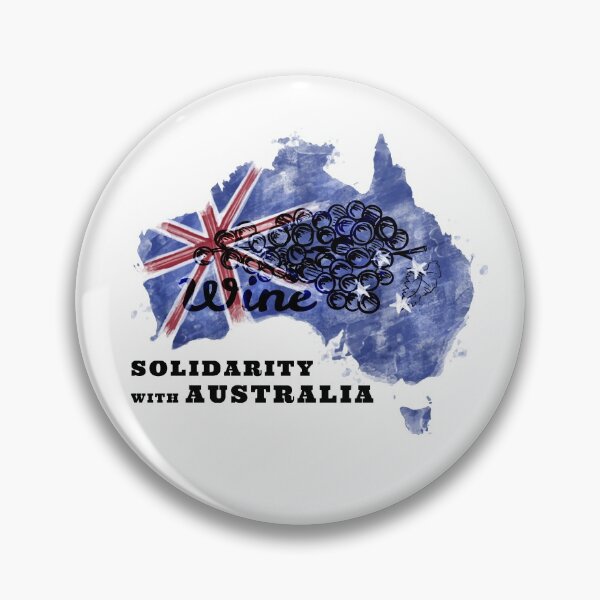 Item preview, SOLIDARITY WITH AUSTRALIA WINE AND SUPPORT OF FREEDOM AND HUMAN RIGHTS designed and sold by thebaronart.