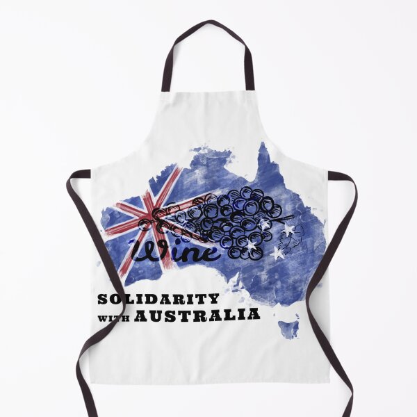 Item preview, SOLIDARITY WITH AUSTRALIA WINE AND SUPPORT OF FREEDOM AND HUMAN RIGHTS designed and sold by thebaronart.