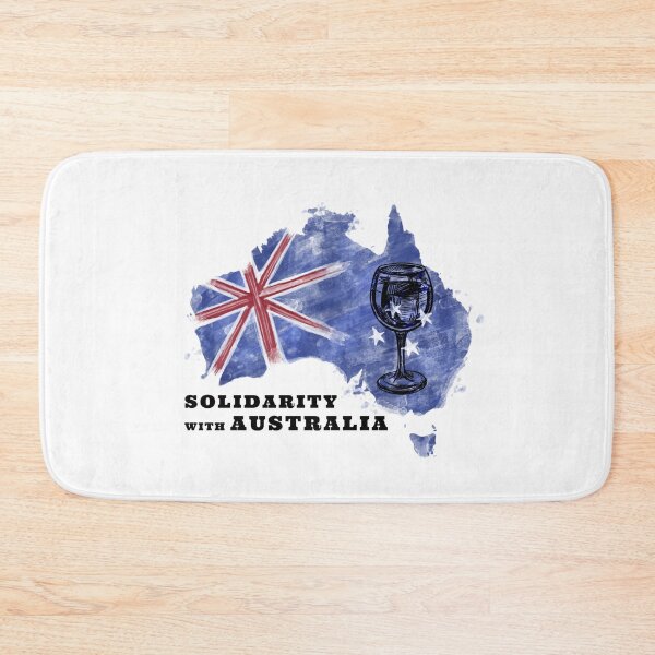 Item preview, SOLIDARITY WITH AUSTRALIA WINE AND SUPPORT OF FREEDOM AND HUMAN RIGHTS designed and sold by thebaronart.