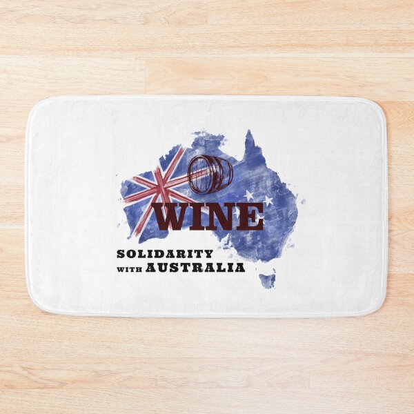 Item preview, SOLIDARITY WITH AUSTRALIA WINE AND SUPPORT OF FREEDOM AND HUMAN RIGHTS designed and sold by thebaronart.