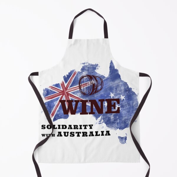 Item preview, SOLIDARITY WITH AUSTRALIA WINE AND SUPPORT OF FREEDOM AND HUMAN RIGHTS designed and sold by thebaronart.