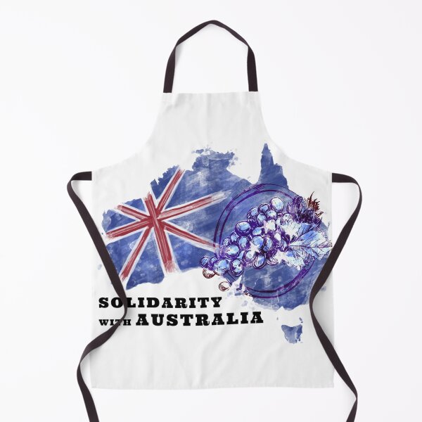 Item preview, SOLIDARITY WITH AUSTRALIA WINE AND SUPPORT OF FREEDOM AND HUMAN RIGHTS designed and sold by thebaronart.