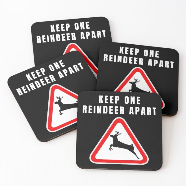 Item preview, Keep keep one reindeer apart designed and sold by Cafecreative.