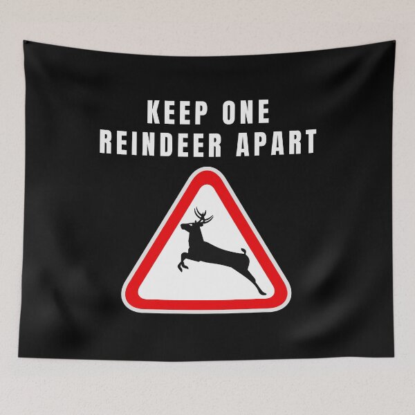Item preview, Keep keep one reindeer apart designed and sold by Cafecreative.