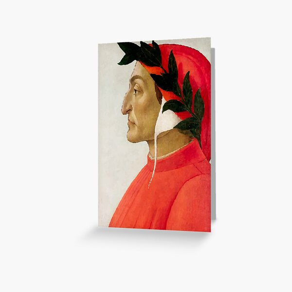 Dante Alighieri Greeting Cards for Sale Redbubble